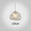 Thumbnail: Cloud Design Smoky Grey Glass Pendant Light  Art Hanging Lamp Decorative Blown 