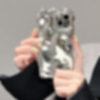 Thumbnail: Luxury Electroplated 3D Meteorite Pattern Phone Case for iphone 14 13 11 12 Pro