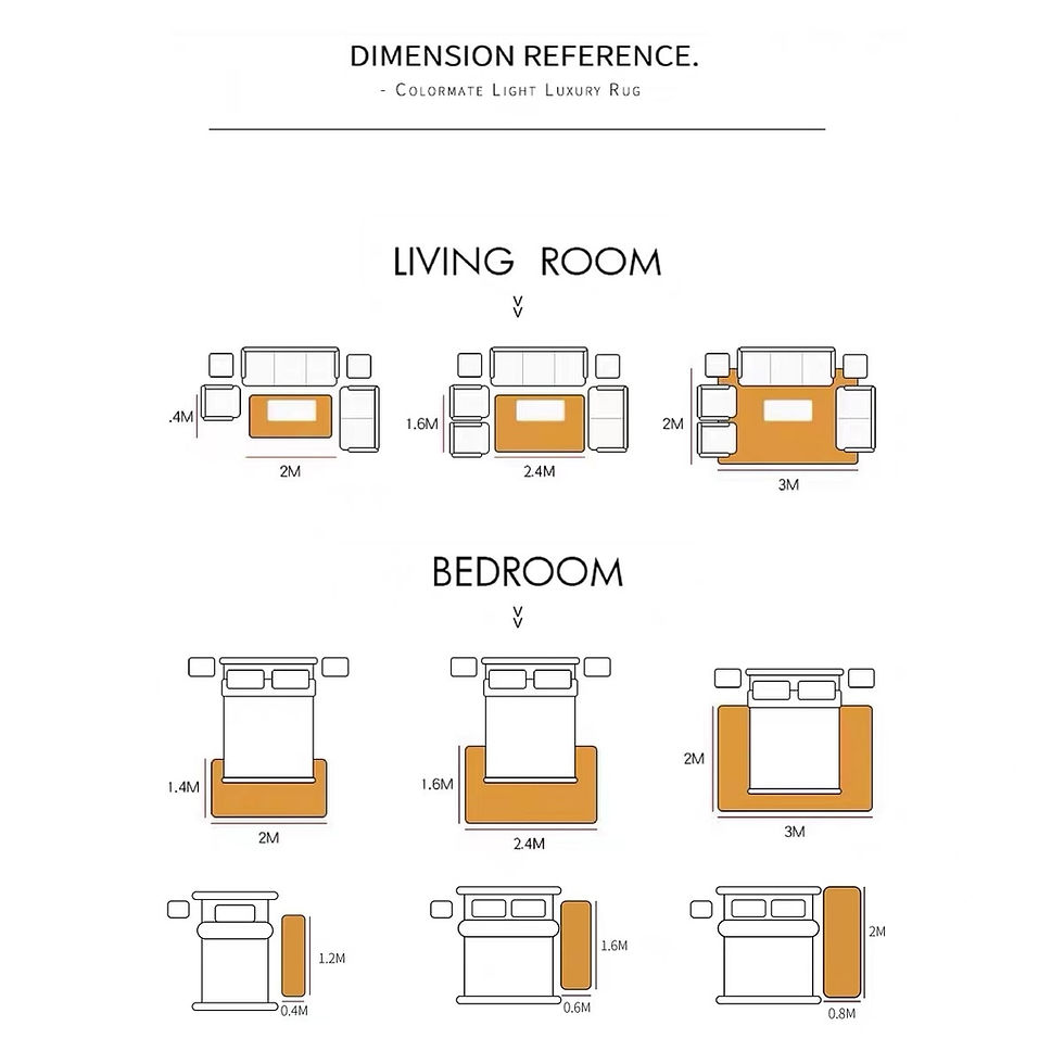 Thumbnail: Light Luxury Carpets for Living Room Irregular Bedroom Decor Bedside Carpet