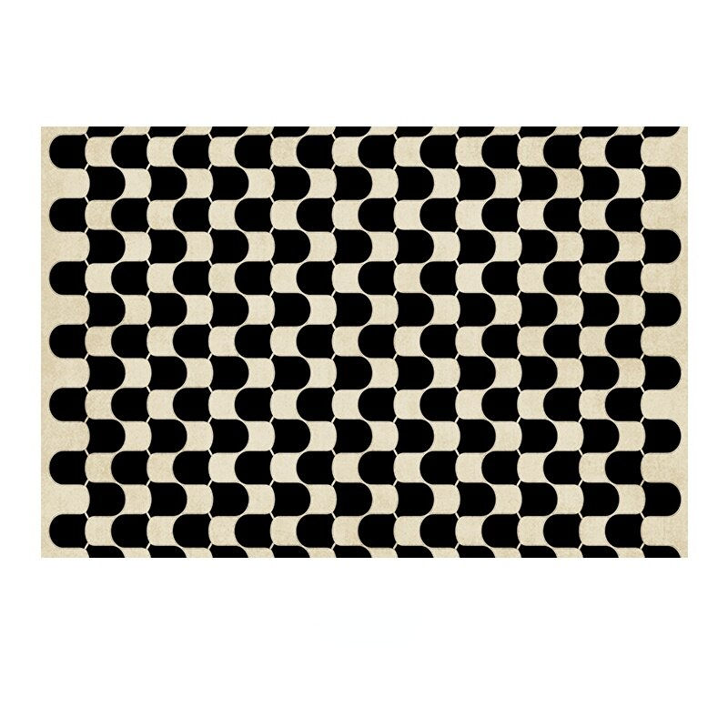 Thumbnail: Bedroom Carpet Modern French Retro Cloakroom Rug Checkerboard IG Decoration Liv