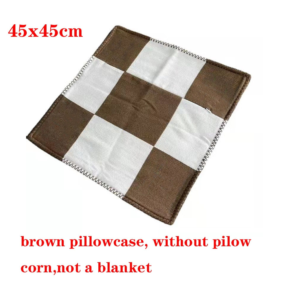 Thumbnail: Luxury Plaid H Blanket Brand Cashmere Blend Sofa Cover Wool Air-Condition Nap