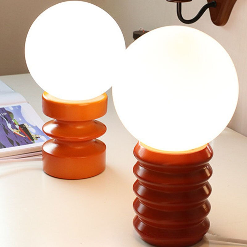 Thumbnail: Solid Wood Ins Table Lamp Korean and Japanese Style Living Room Dining Room Bed