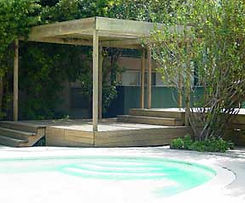 Party Deck and pool