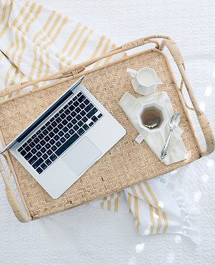 Laptop And Tea