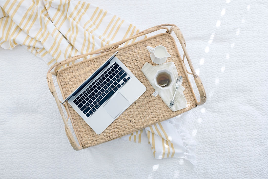 Laptop And Tea