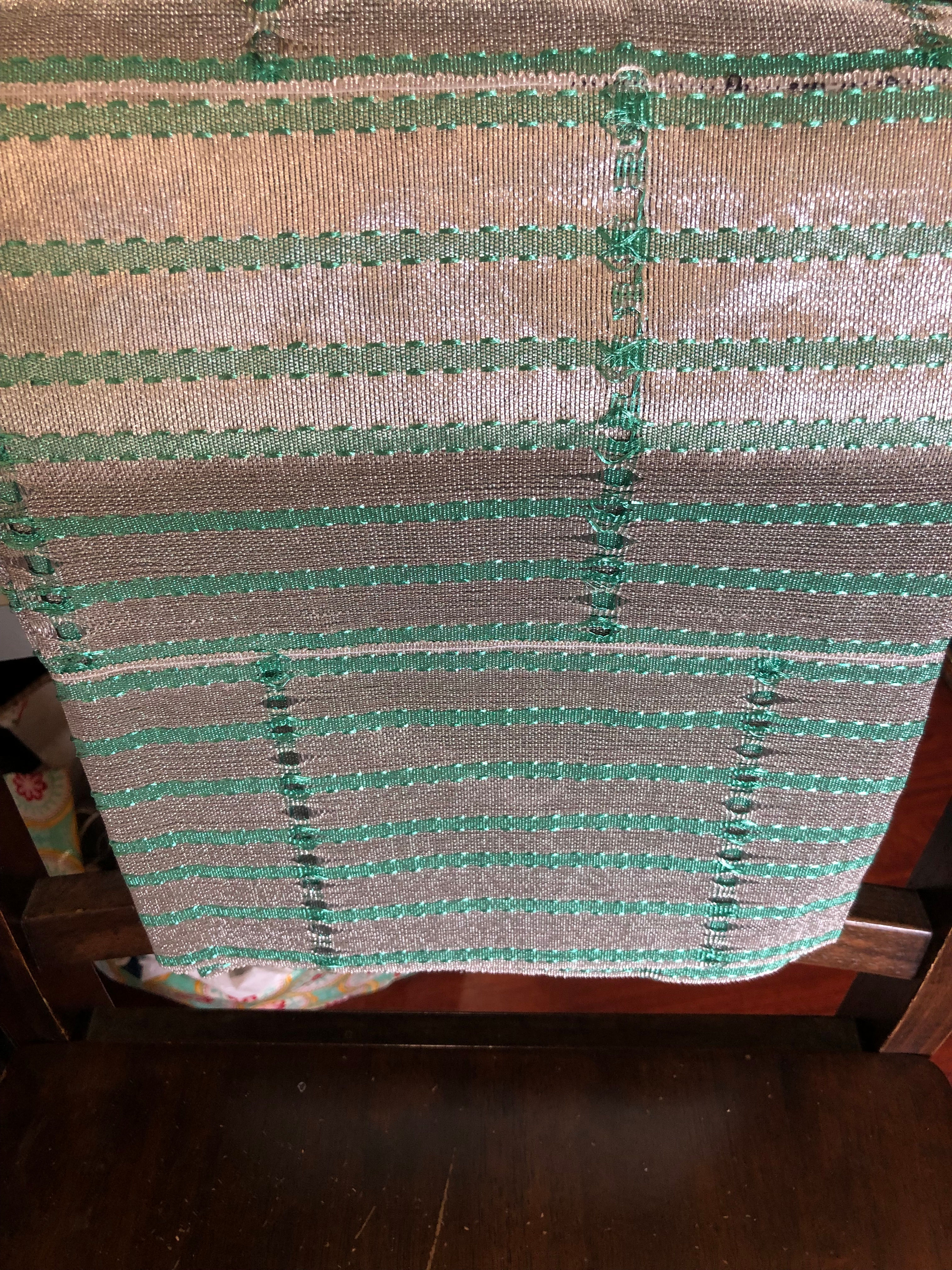 Silver &Teal Soft Basket Shoulder Part & Men's Cap complete set