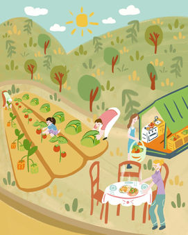 Hosting and from Garden to Table Program