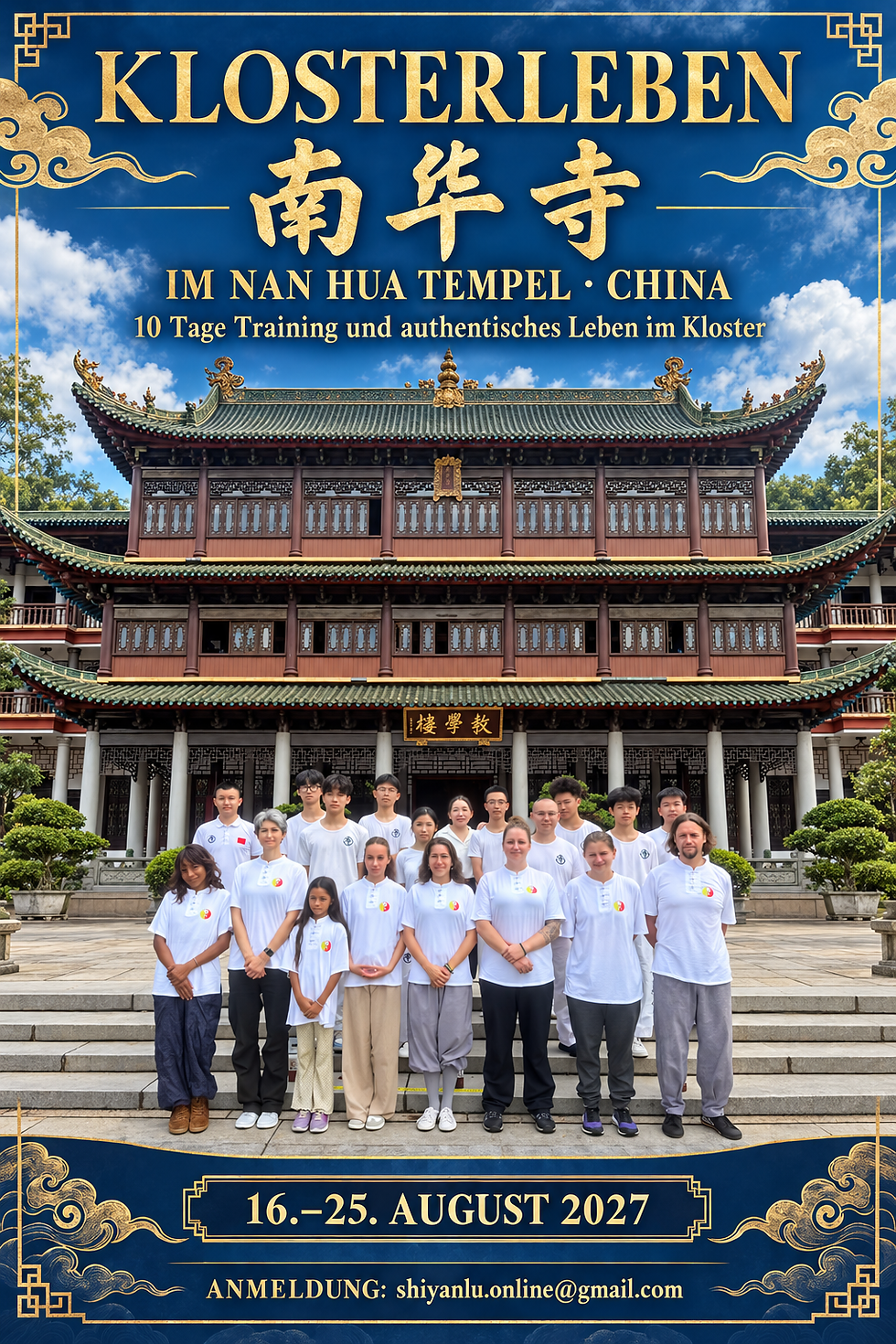 China Reise mit Kloster Leben