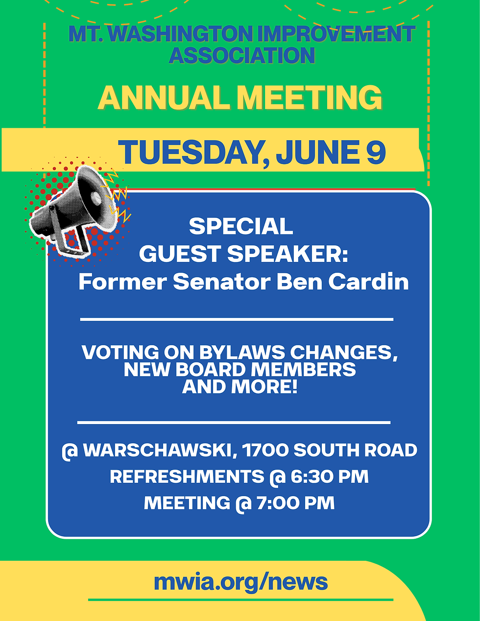 MWIA Annual Membership Meeting - Tuesday, June 9