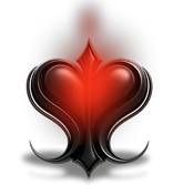 three-dimensional heart logo