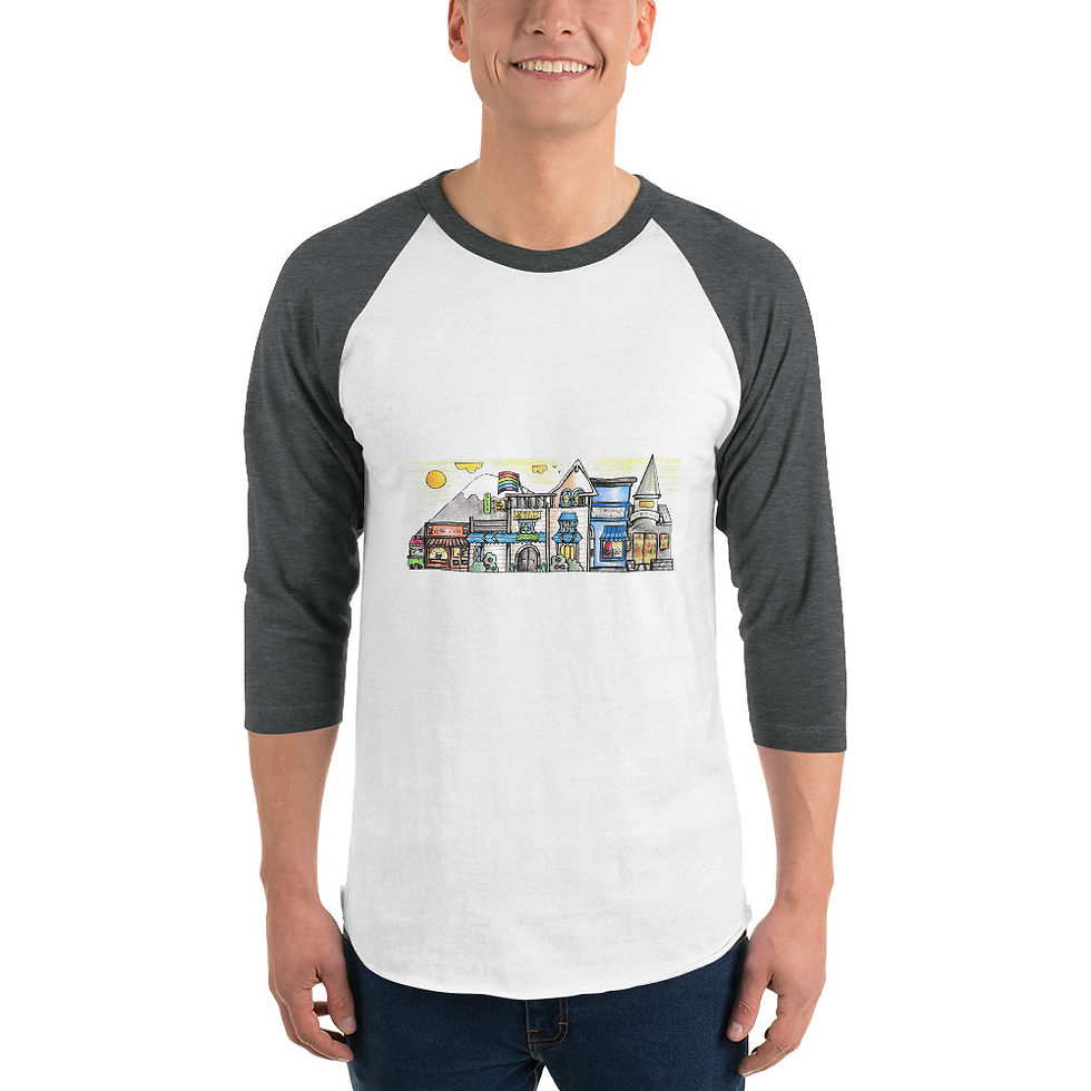 Thumbnail: Abby 3/4 sleeve raglan shirt