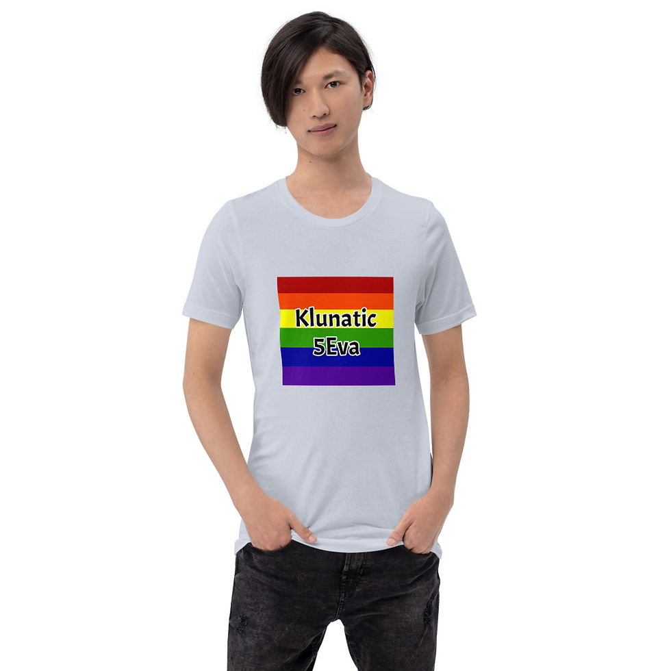 Thumbnail: Rainbow Klunatic 5Eva Short-Sleeve Unisex T-Shirt