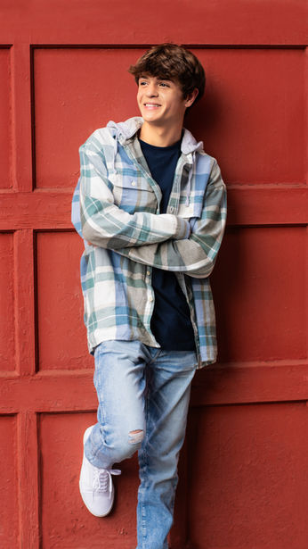 Handsome senior's senior pictures in Strip District, Pittsburgh PA