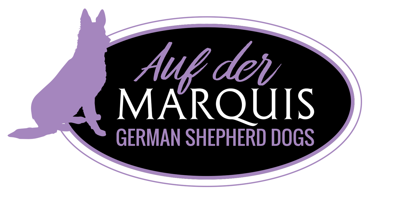 Auf der Marquis German Shepherd Dogs logo