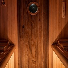 Dusty Roads Sauna Hire, interior