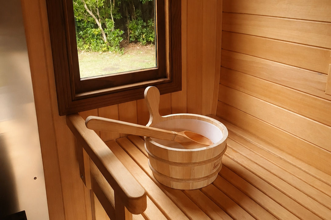 Dusty Roads Sauna Hire, Bucket and ladle