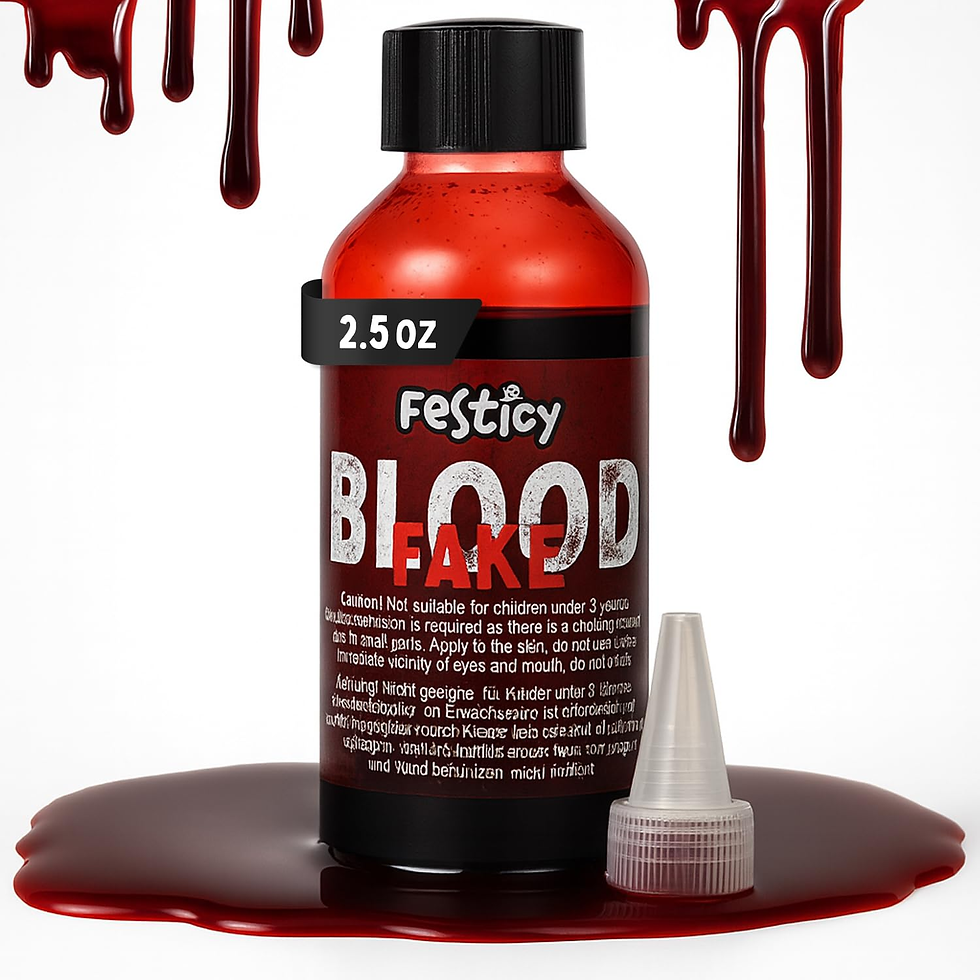 Thumbnail: Authentic 2.5 Fl Oz Fake Blood I Realistic Halloween Make up I for Vampire Costu
