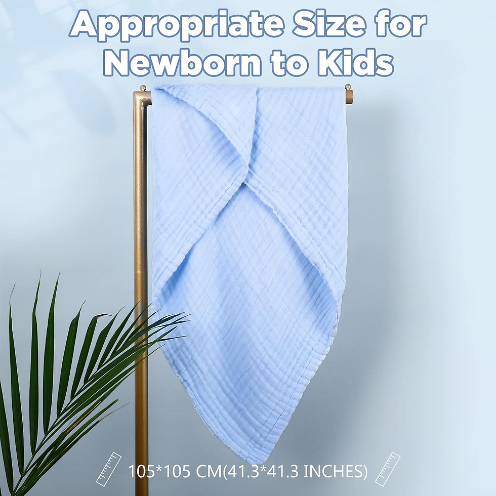 Thumbnail: Baby Bath Towels, Super Soft Cotton Receiving Blanket for Baby'S Delicate Skin,2