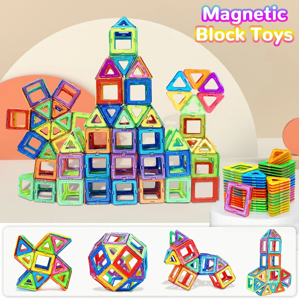Thumbnail: Magnetic Building Blocks DIY Magnets Toys Medium Size STEM Toys Construction Toy
