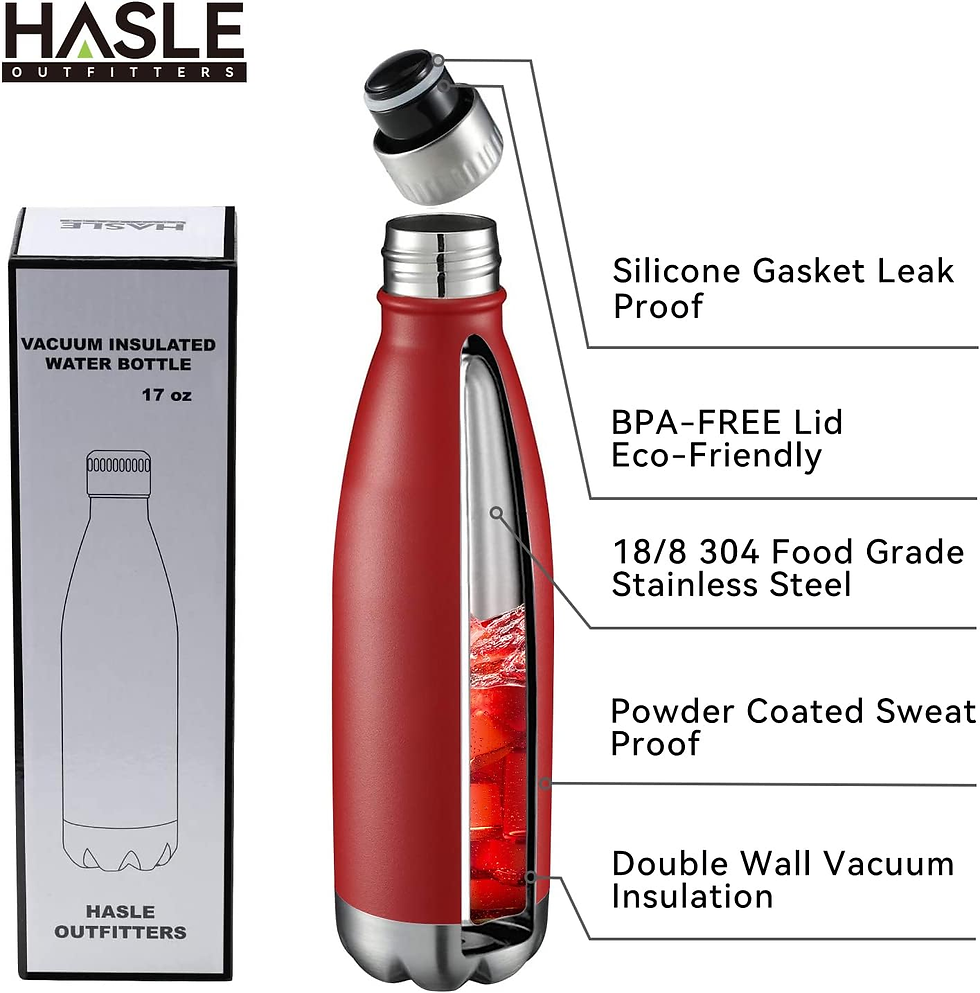 Thumbnail: 17Oz Stainless Steel Water Bottles Bulk, Vacuum Insulated Double Walled Powder C