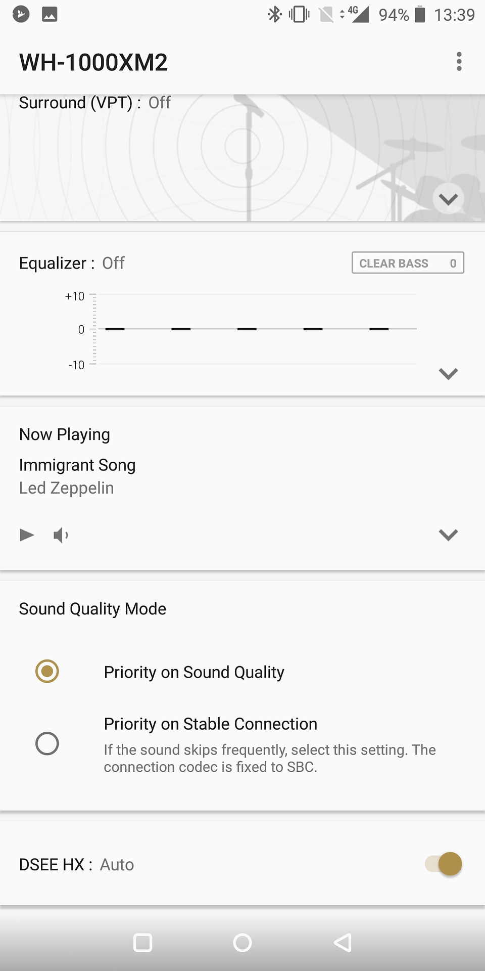Sony Headphones App - Connection