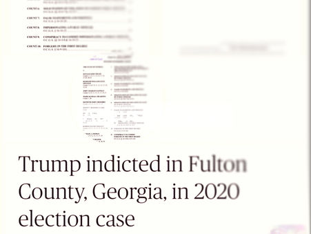 Criminal Enterprise - Georgia Delivers an Indictmentent