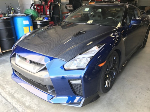 N-Tune Spec OEM Hood / Bonnet (FULL CF): 2017+ Nissan R35 GTR | Little ...
