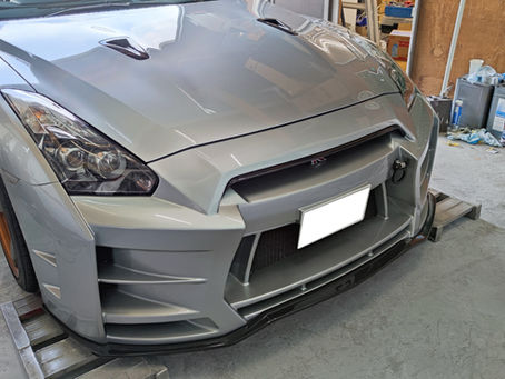 R35 GT-R ヘッドライト交換、Android Carインターフェース交換1