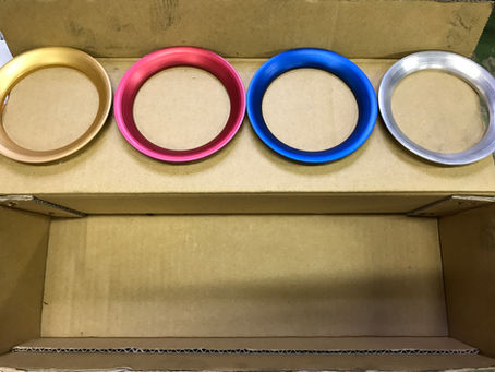 R35 GT-R エアコン吹き出し口アルミリング