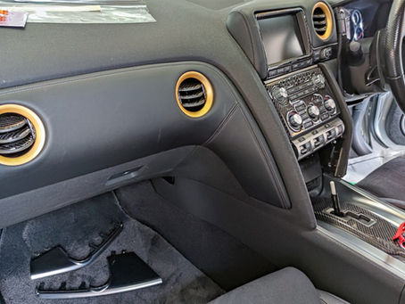 R35 GT-R ヘッドライト交換、Android Carインターフェース交換2