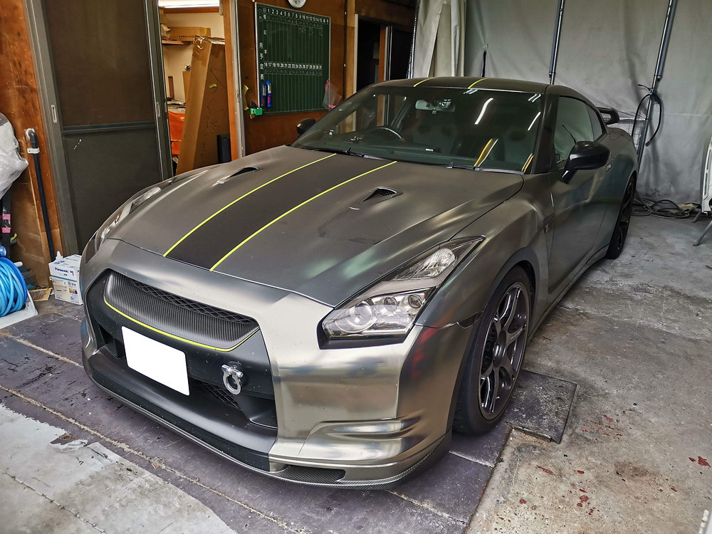 R35 GT-R CarPlay対応Android インターフェース取付け