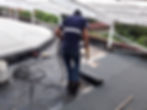 Trabajos de instalación de impermeabilización con manto asfáltico en cubierta