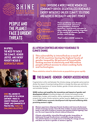 SHINE Promo Handout, front side 