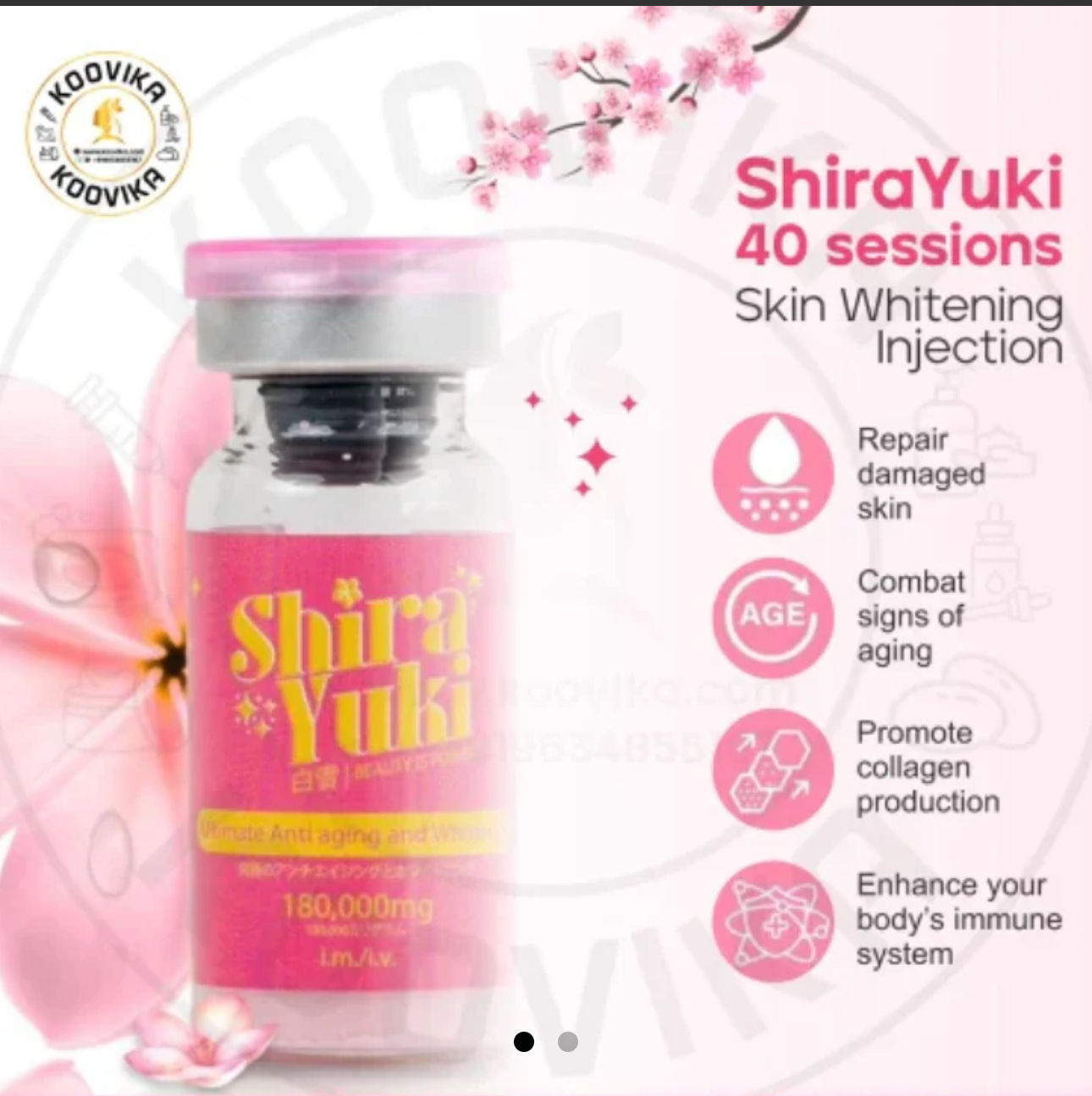Shirayuki Skin Whitening Injection