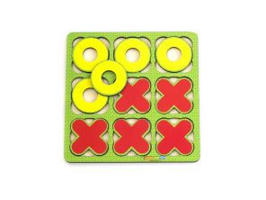 Զարգացնող փայտե խաղալիք՝ խաչեր և զրոներ