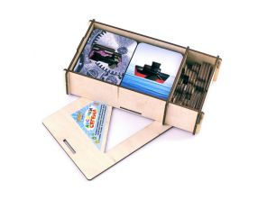 Փայտե ուսուցողական տախտակ՝ սեգենա, 18 հատ, տեղափոխիչ