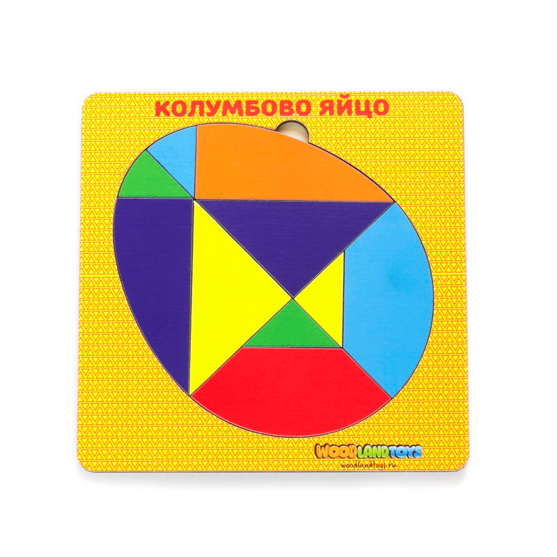 Փայտե գլուխկոտրուկ-փազլ՝ կոլումբիական ձու