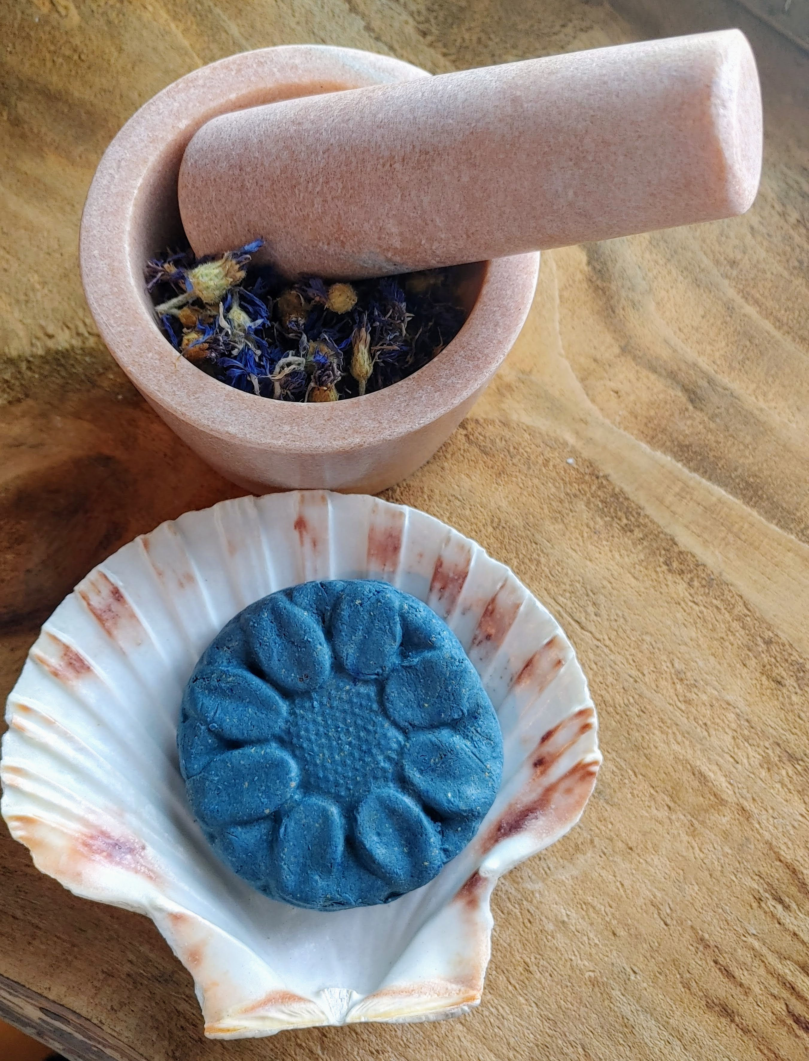 Shampoing Bleu