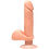 Miniatura: The D ™ - Perfect D Vibrating 7 "con bolas - Vainilla