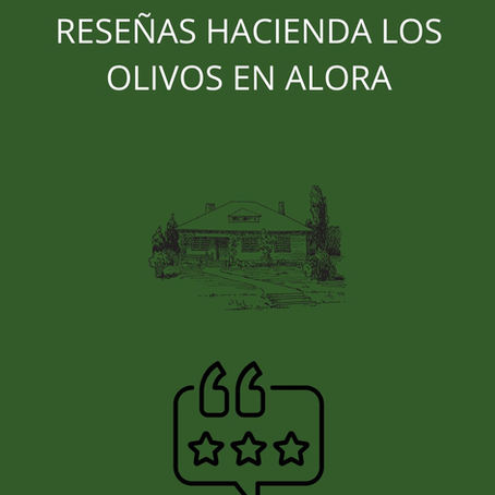Reseรฑas de casa rural Hacienda Los Olivos en รlora, Mรกlaga.