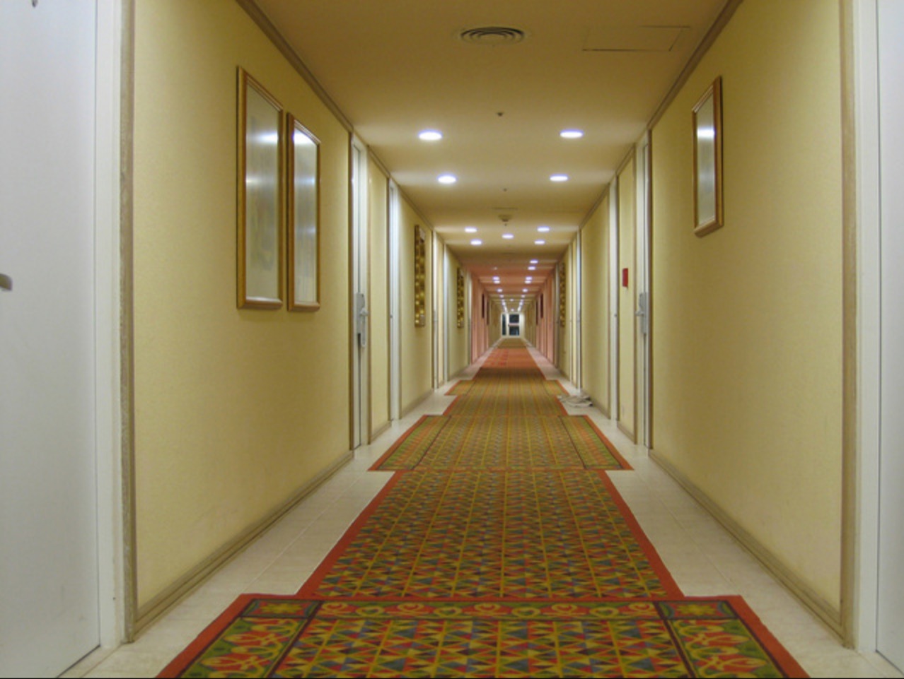 Hotel hallway