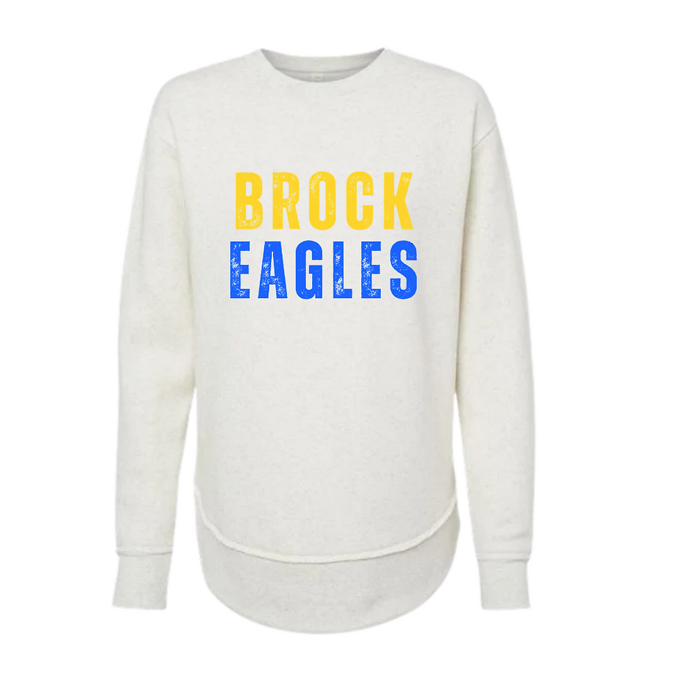 Thumbnail: Women's Brock Eagle Fleece Crewneck Sweatshirt