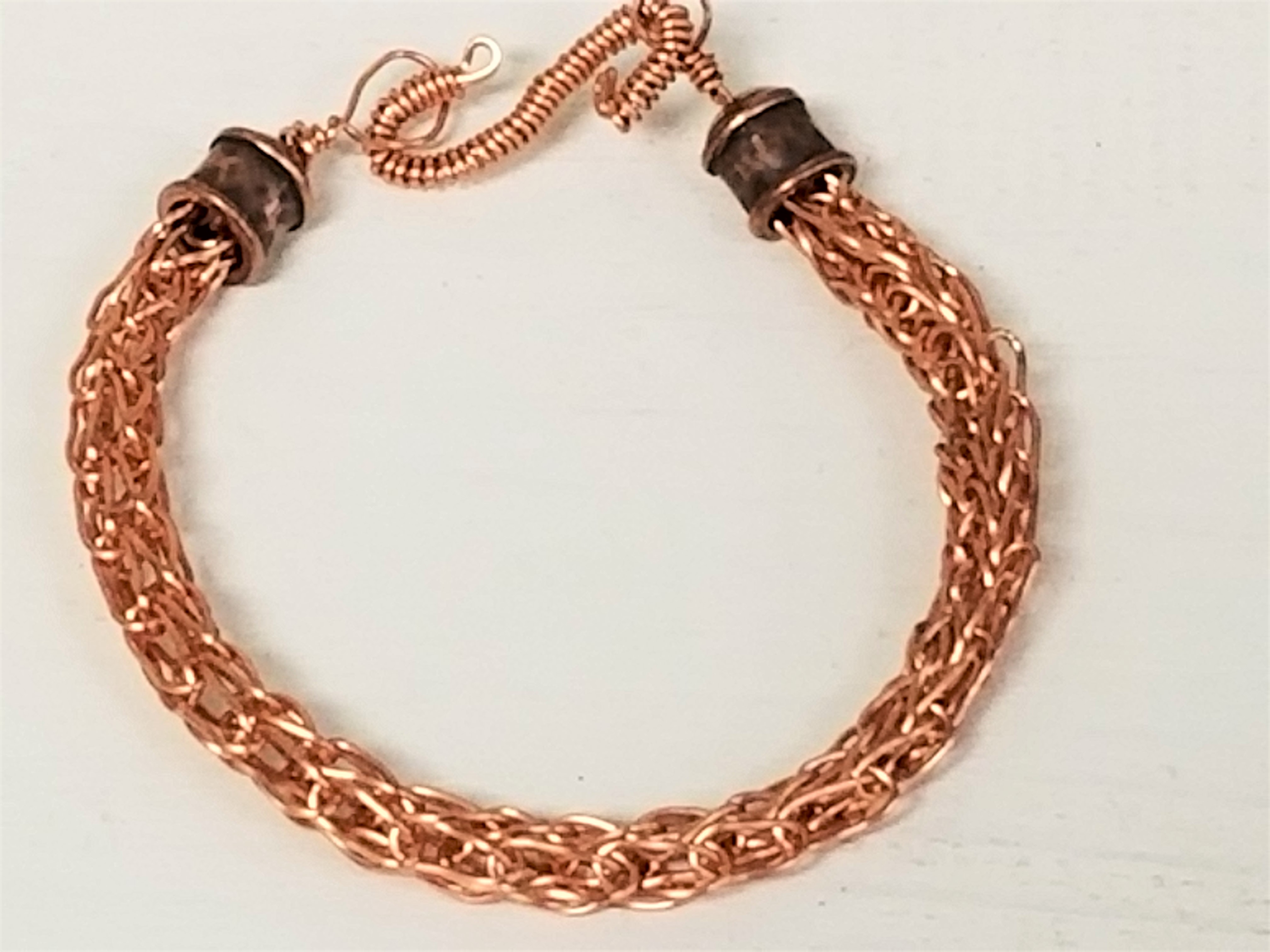 Viking knit bracelet