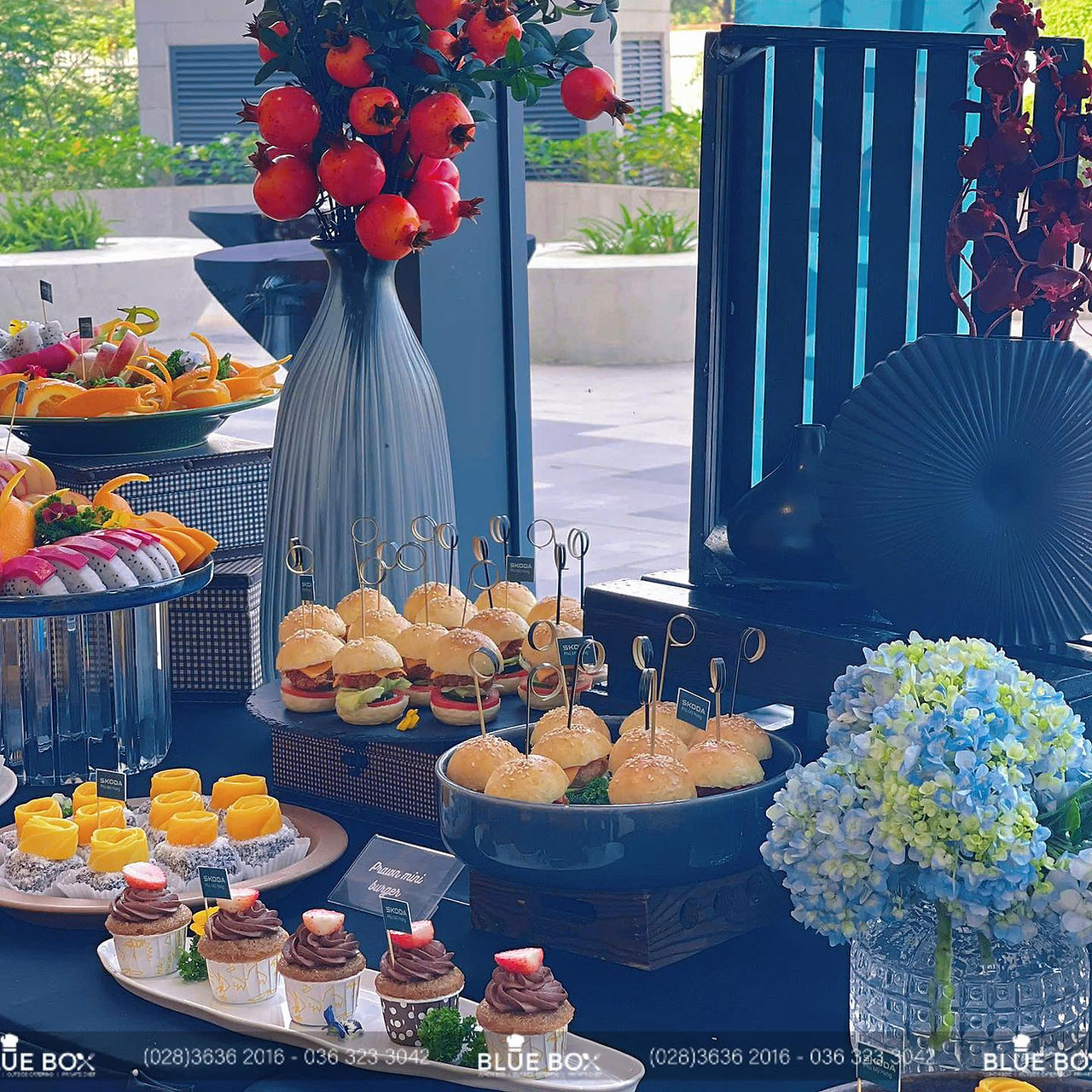 Blue Box Catering · Tiệc Tea Break giá rẻ - Tiệc Finger food - Canape - Tiệc Buffet - Tiệc bàn Á Âu.