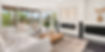 Lounge setting with white furniture, occasional chairs and rattan coffee table by Home Property Styling in Point Clare