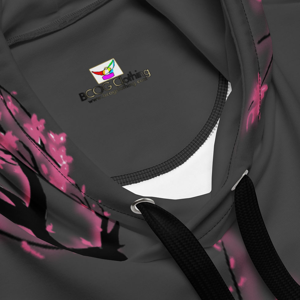 Thumbnail: The Cherry Blossom Hoodie. (Gray)