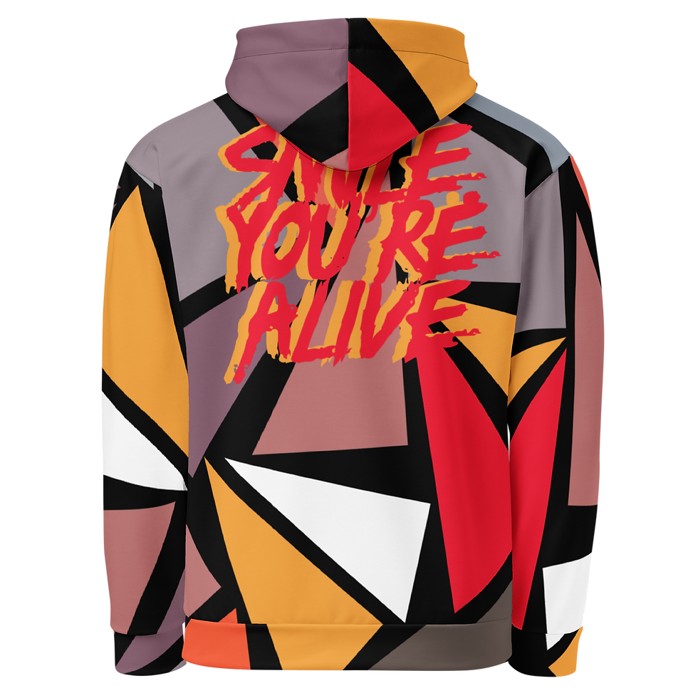 Thumbnail: Sunset Vibes Beloved Heart Unisex Hoodie