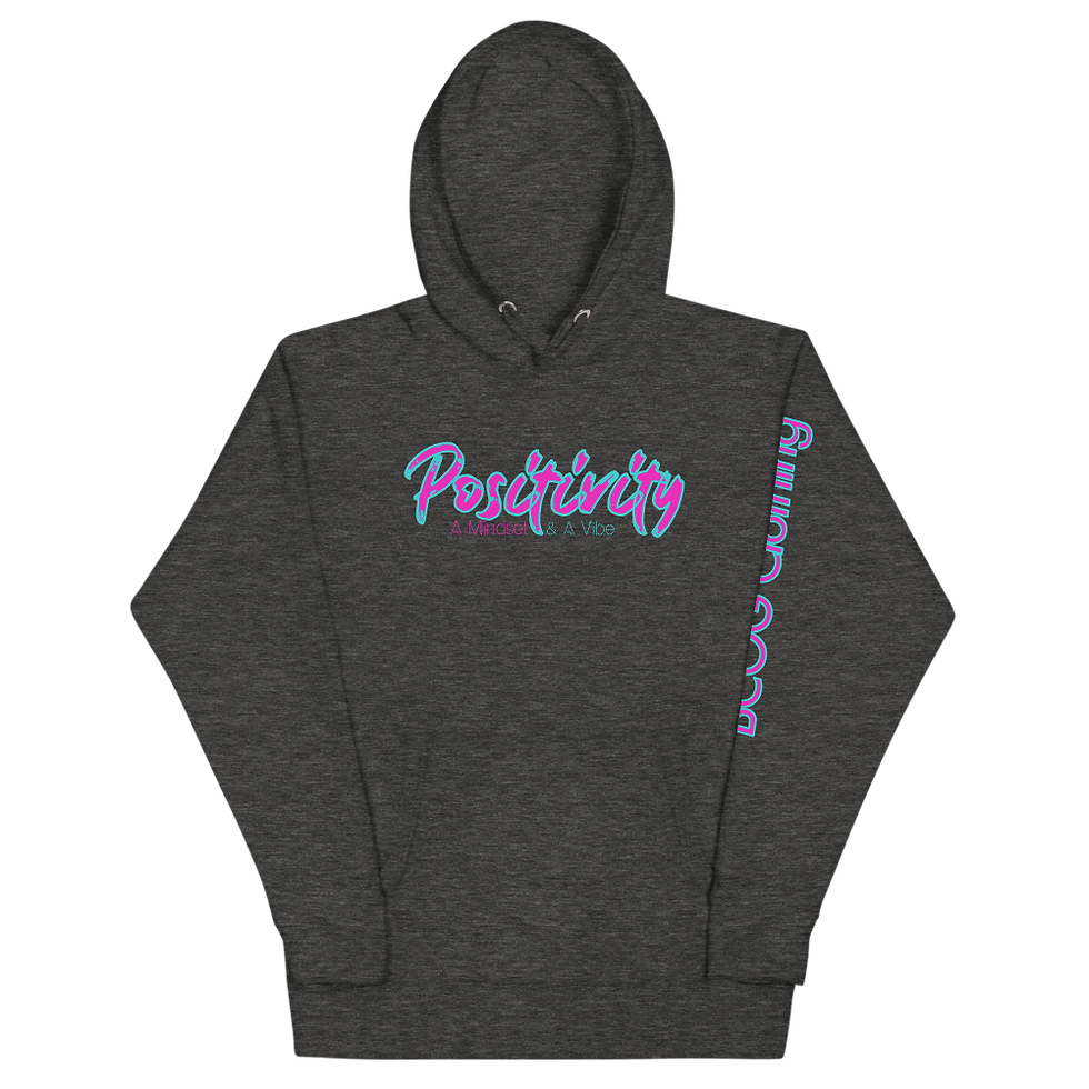 Thumbnail: Positivity: A Mindset & A Vibe Unisex Hoodie