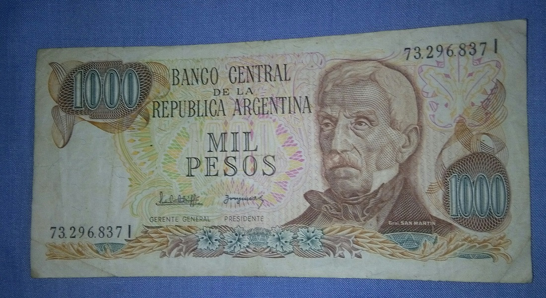 Billete 1000 Pesos Ley - Serie L