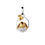 Thumbnail: Links of London Sterling Silver & 18kt Yellow Gold Vermeil Bunny in Basket Charm